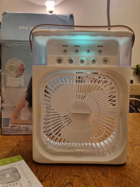 3-in-1 Personal AC Pro (Mini Cooler + Humidifier + RGB Light)