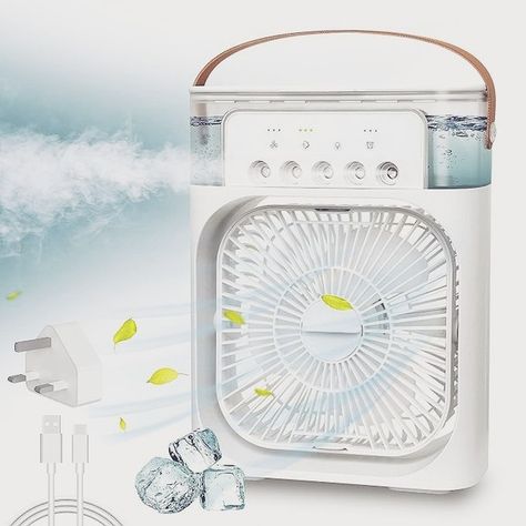 3-in-1 Personal AC Pro (Mini Cooler + Humidifier + RGB Light)