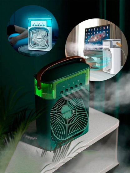 3-in-1 Personal AC Pro (Mini Cooler + Humidifier + RGB Light)